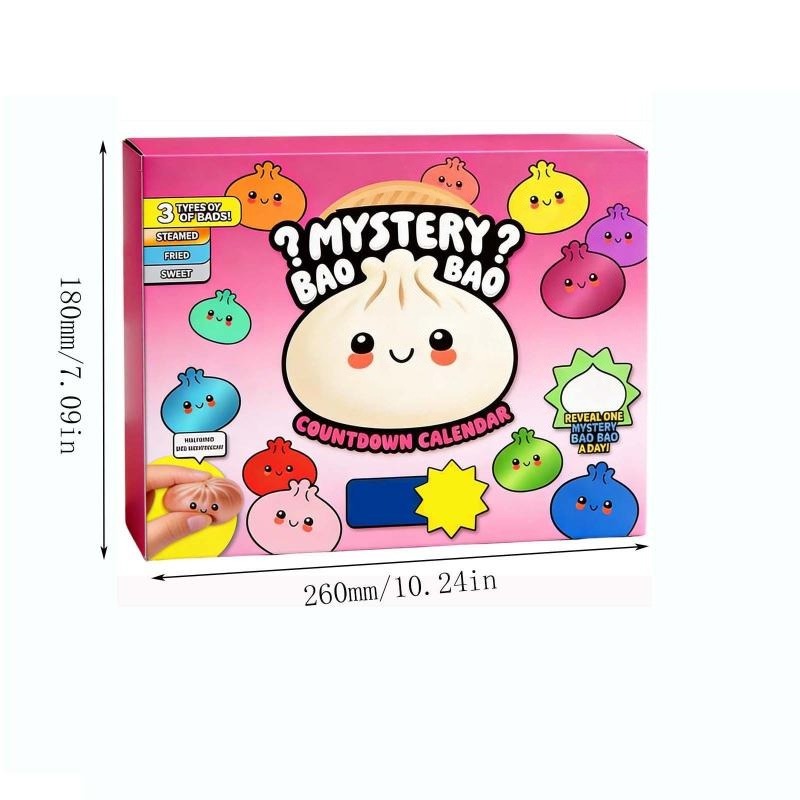 Home Office Holidays 2026 - 2026 New Cute Dumpling Squishy Advent