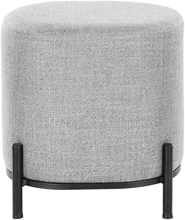 Home Office In Living Room - **/Ottoman, Round Footstool Lounge Foot Pouf