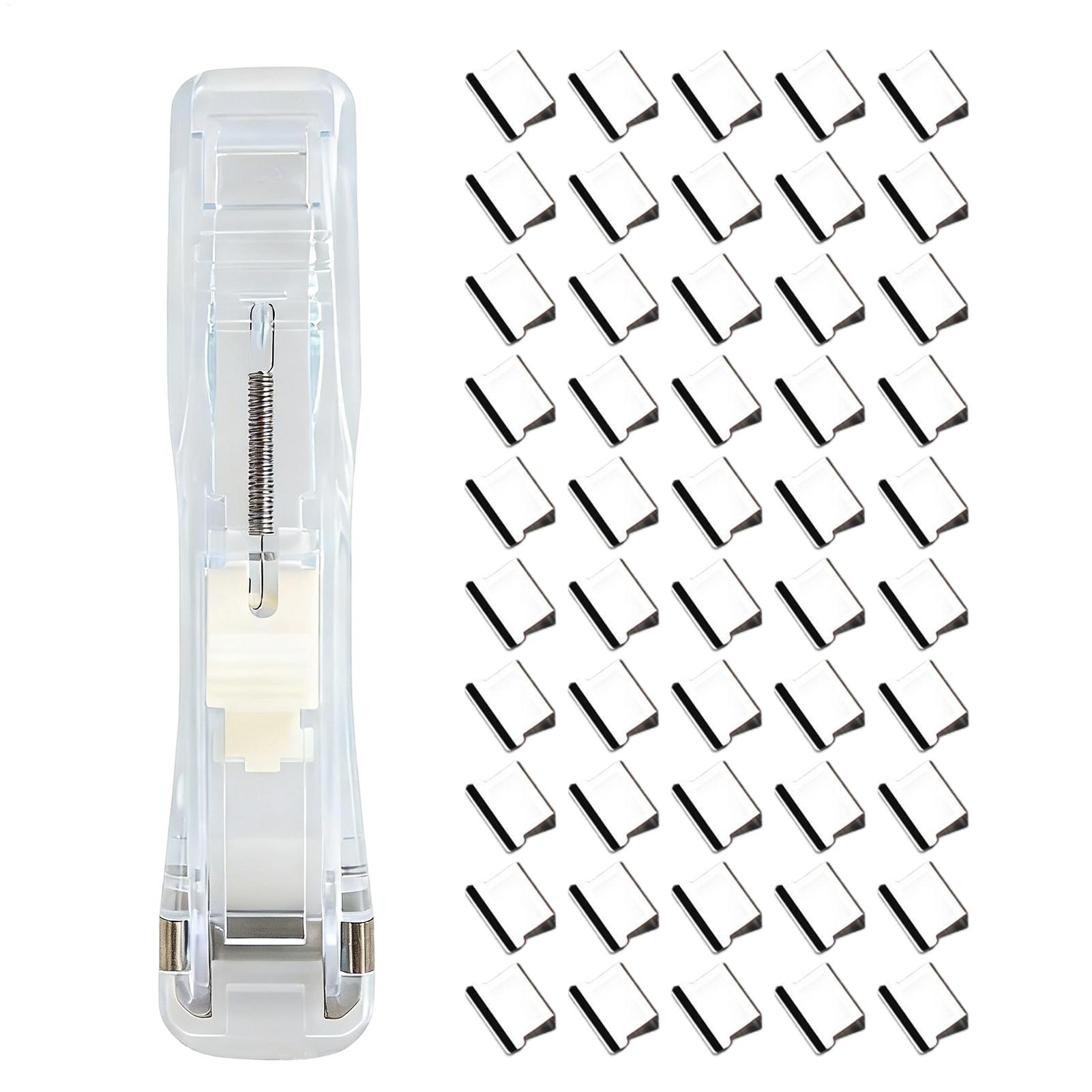 Home Office Travel Document - Portable Travel Stapler with Push Paper