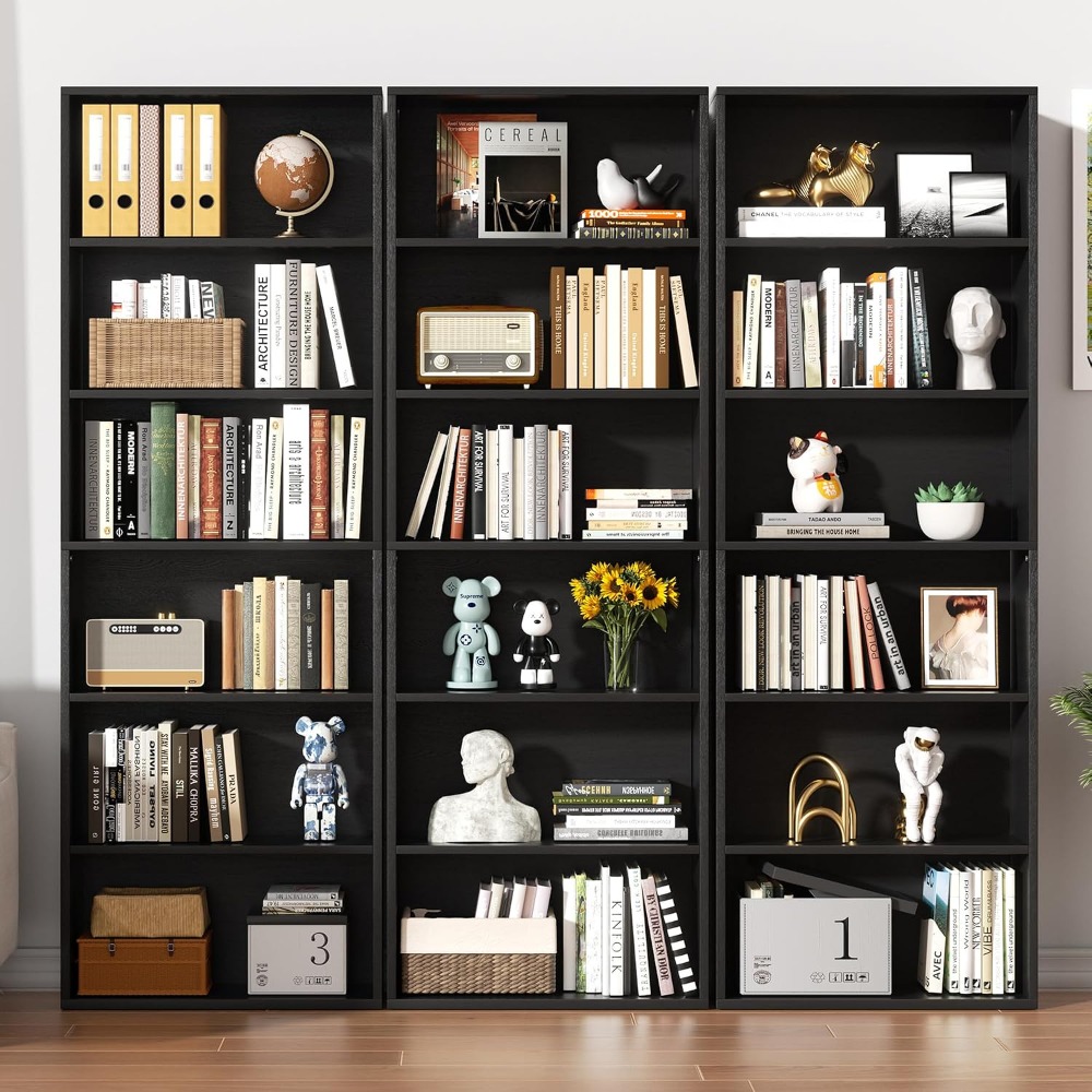 6-Tier Open Bookcase, 70.6