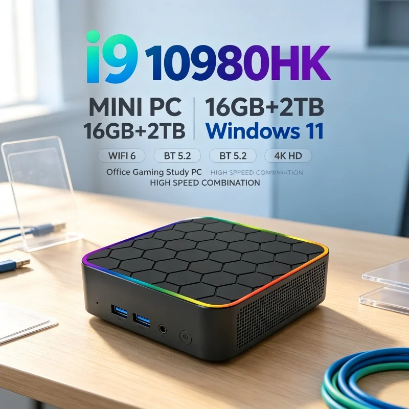 Intel Core I9‑10980HK Mini PC  - Home Office Windows 11 评论和价格