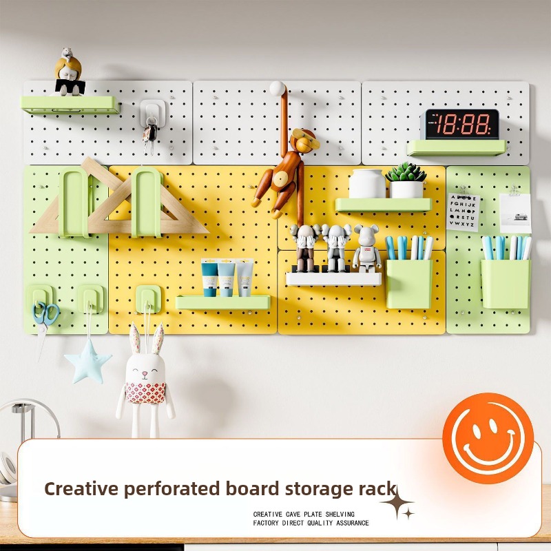 Hole Board DIY Metal Plate Liv - Home Office In Living Room 评论和价格