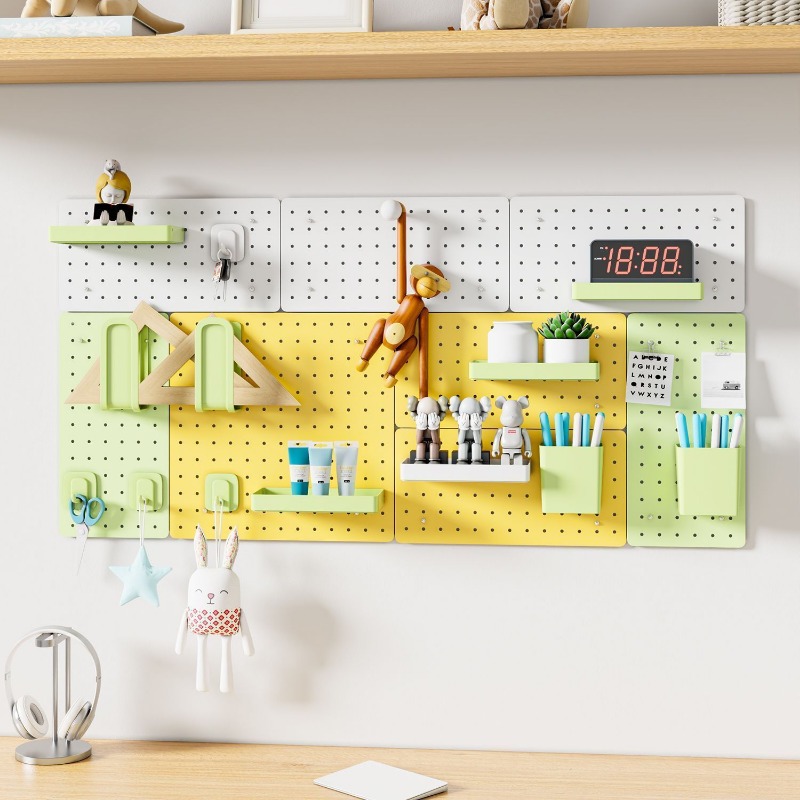 Hole Board DIY Metal Plate Liv - Home Office In Living Room 评论和价格