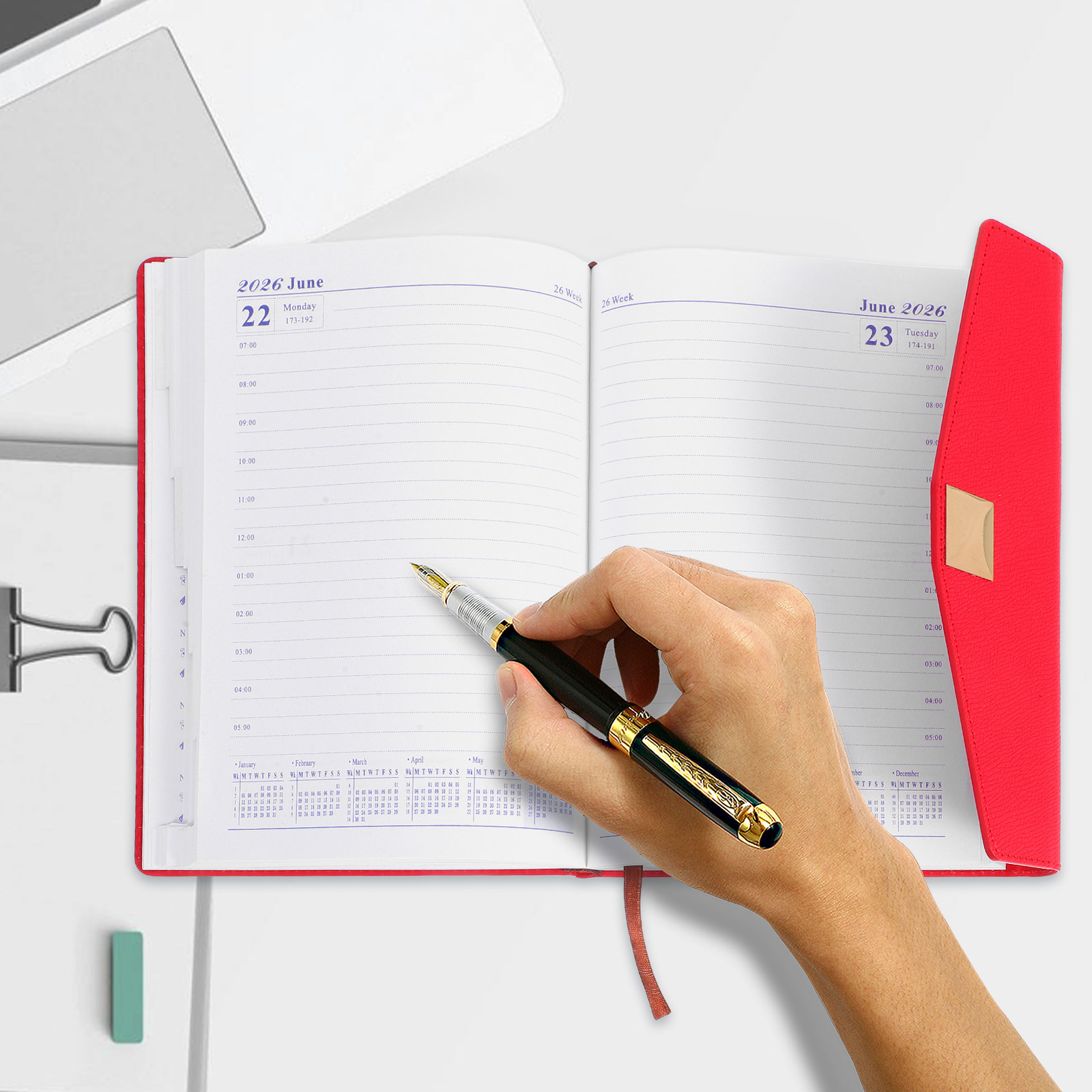 365-Day Daily Planner Notebook - Home Office 365 评论和价格