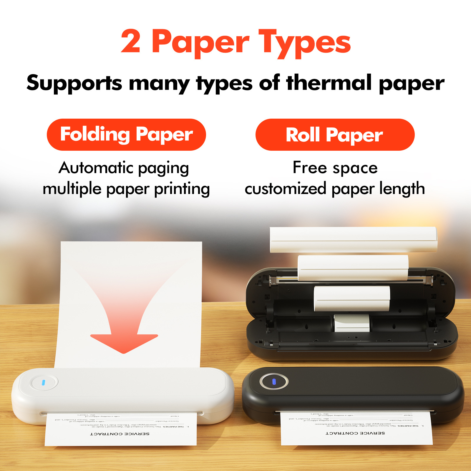 Portable Wireless Mobile A4 Pr - Home Office Travel Document 评论和价格