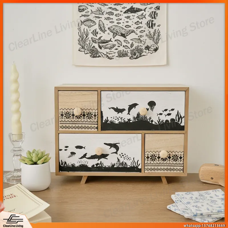 Wooden Desktop Drawer Locker w - Office Drawer Organizer 评论和价格