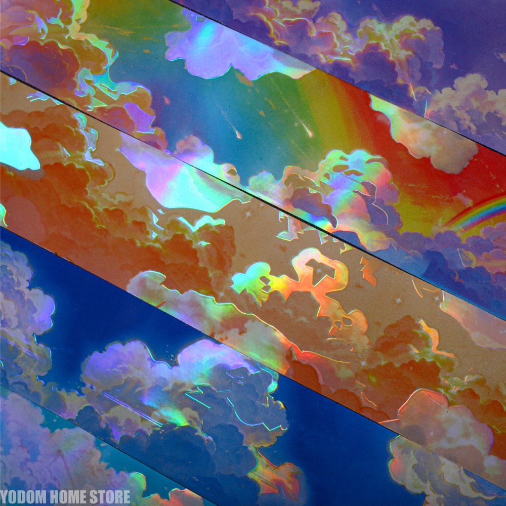 50mm X 2m PET Sky Clouds Tape  - Home Office 2M X 2M 评论和价格
