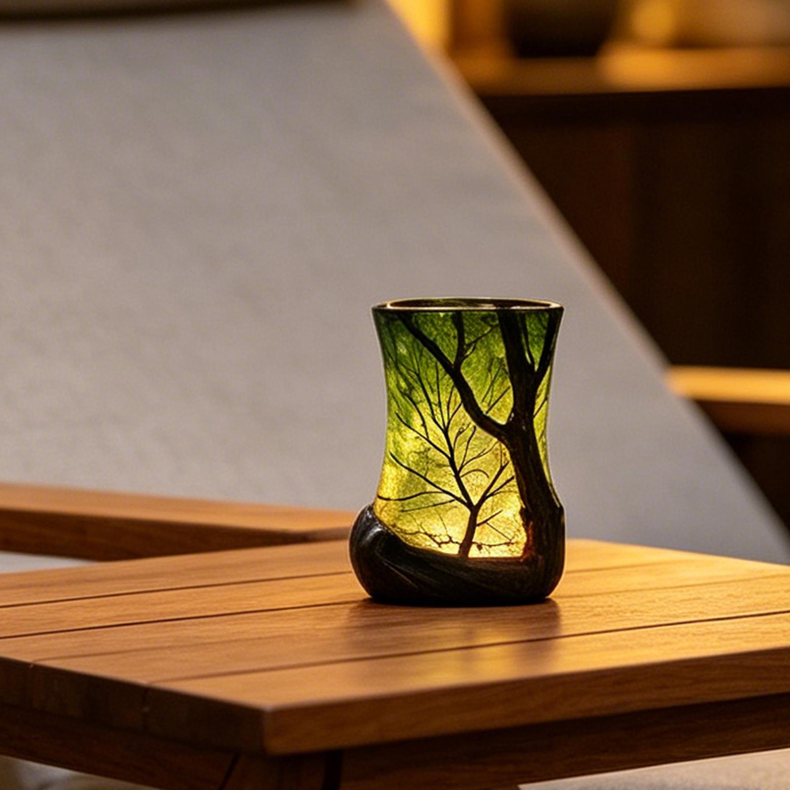 Bedside Table Lamp Forest Nigh - Home Office Decor 评论和价格