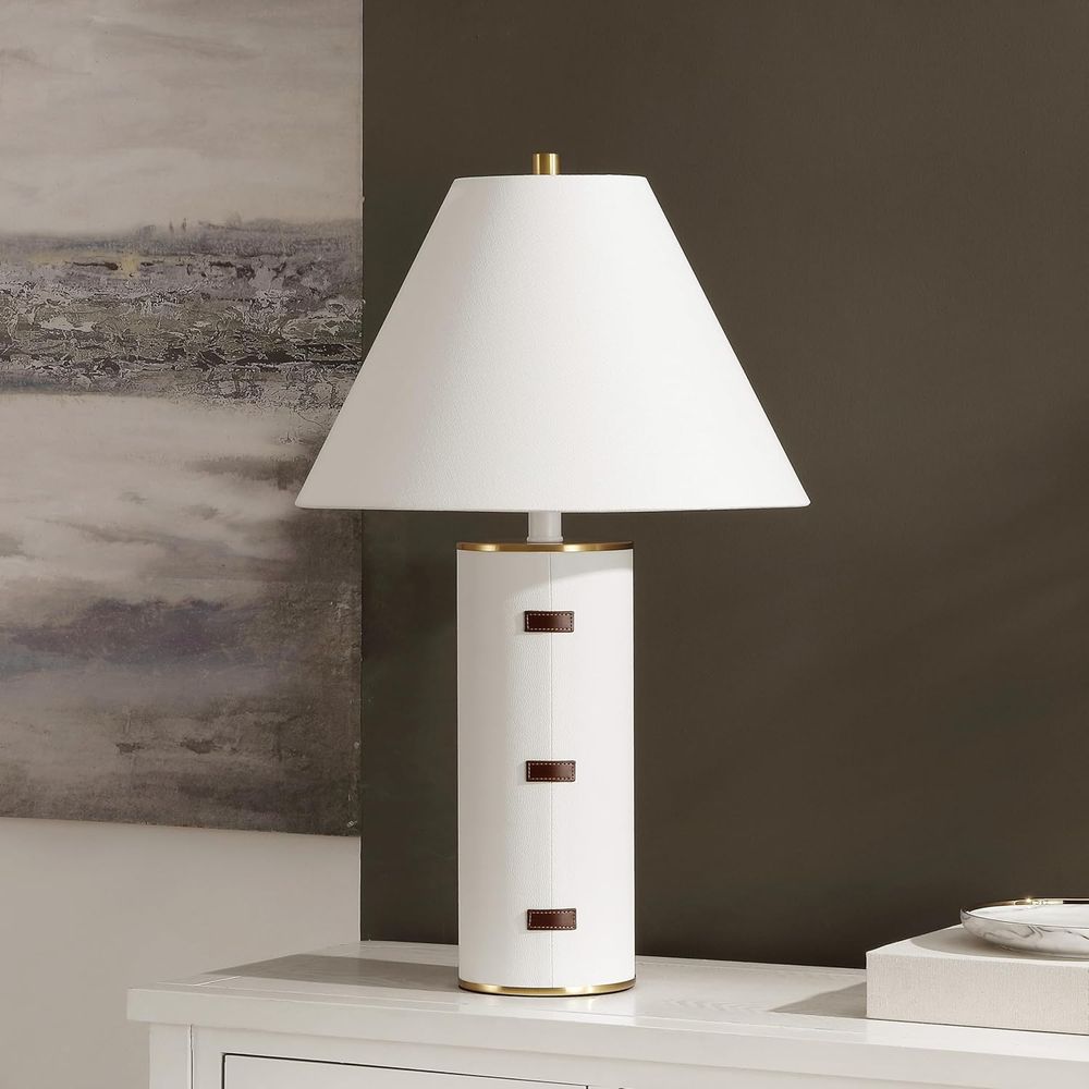27-inch LED Table Lamp - White - Home Office In Living Room 评论和价格