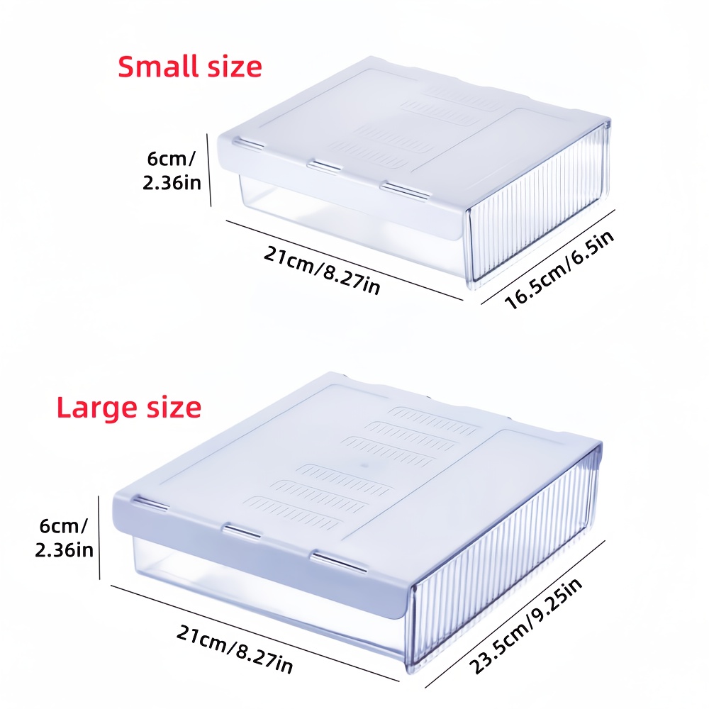 1pc Under Desk Clear Drawer Or - Office Drawer Organizer 评论和价格