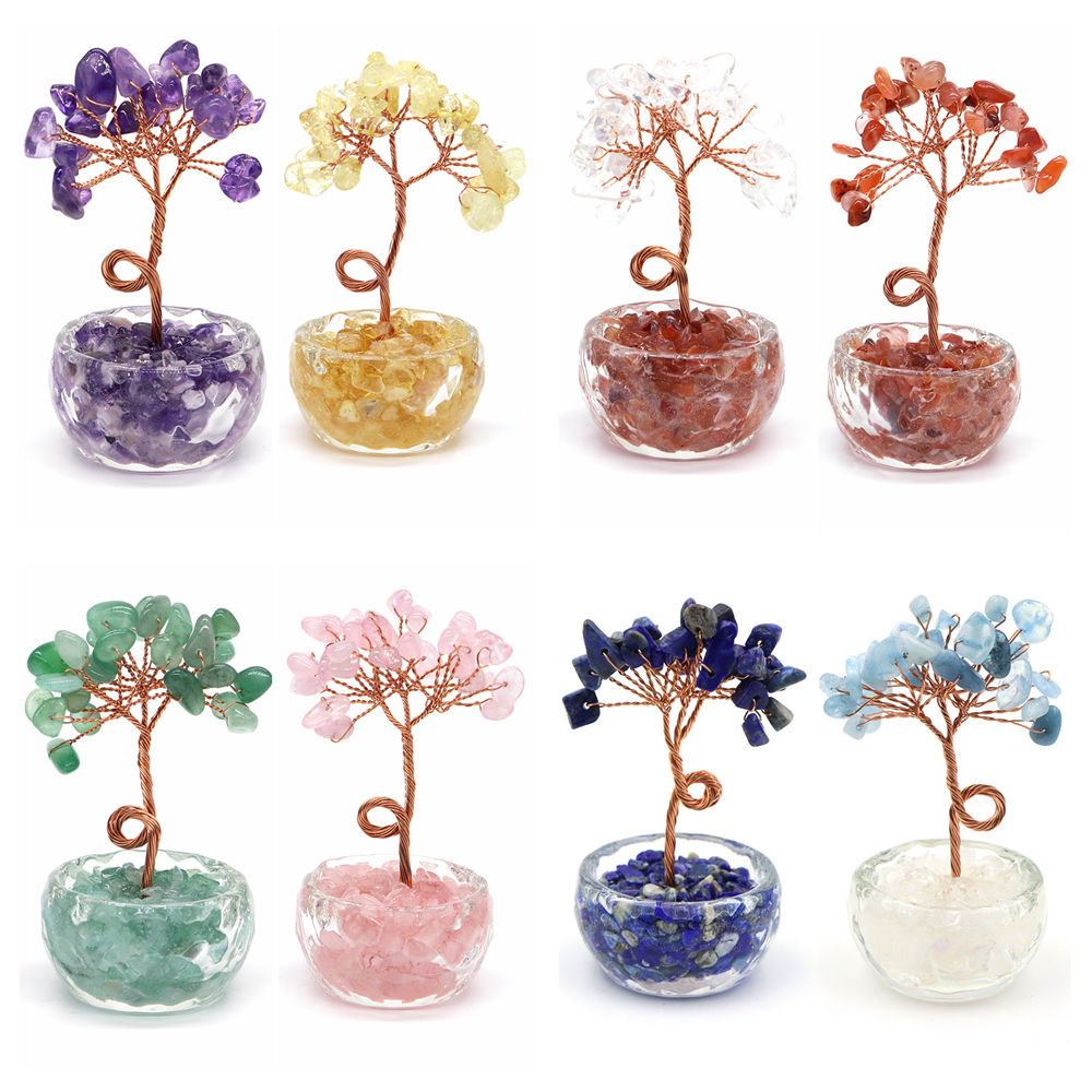Natural Gemstone Crystal Lucky - Home Office In Living Room 评论和价格