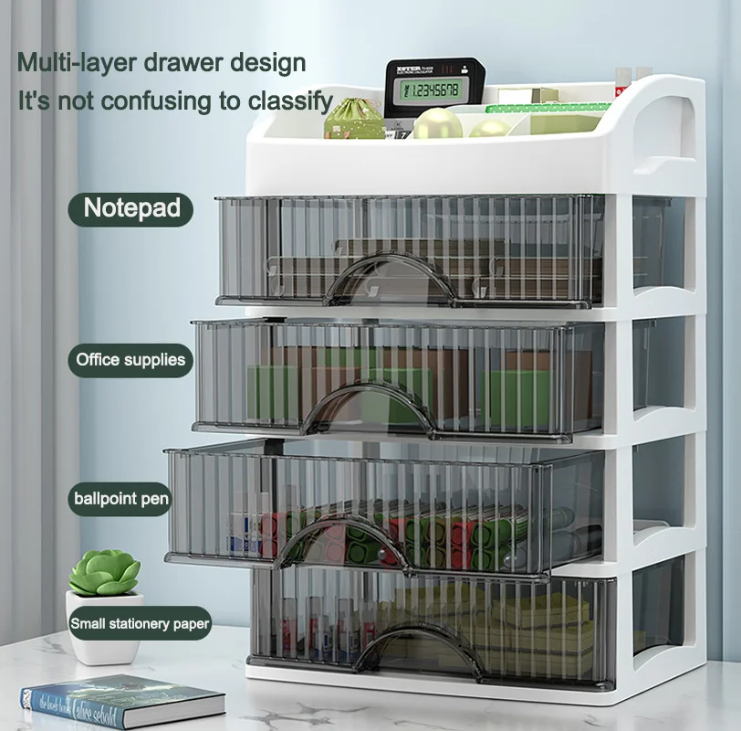 New 1Pc 5-layer Makeup Storage - Office Drawer Organizer 评论和价格