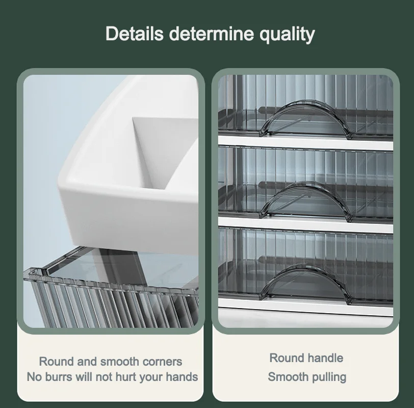 New 1Pc 5-layer Makeup Storage - Office Drawer Organizer 评论和价格