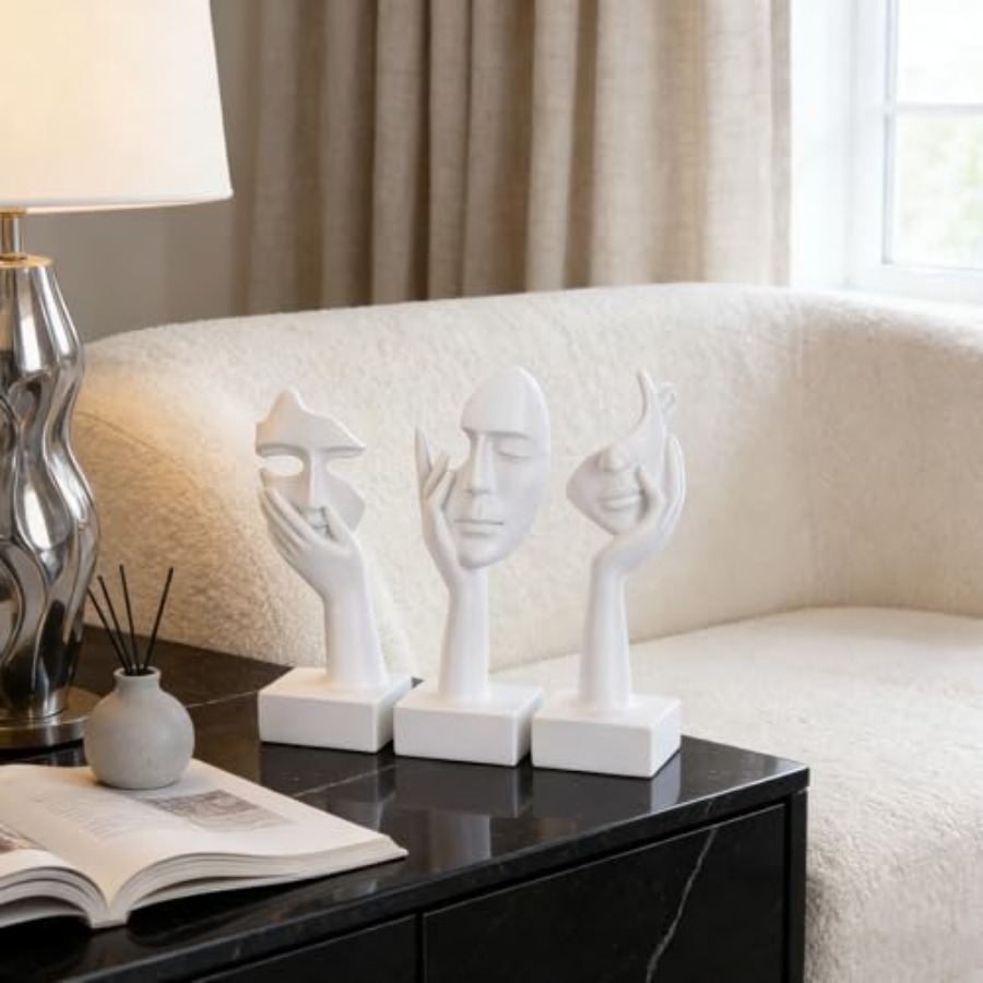 Thinker Large Statue Set - Art - Home Office In Living Room 评论和价格