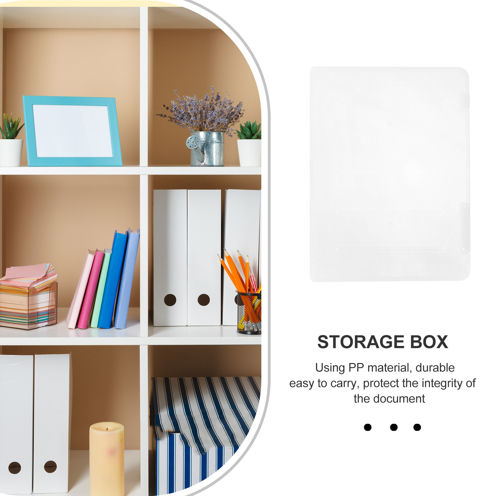 Premium Transparent PP Plastic - Home Office Travel Document 评论和价格