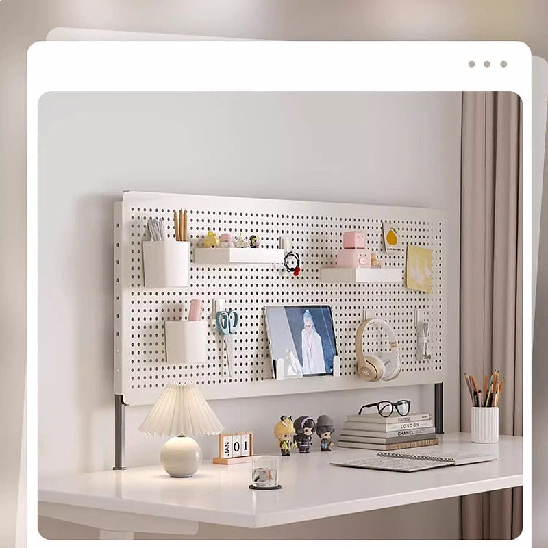 Vertical Pegboard Desk Organiz - Home Office In Living Room 评论和价格