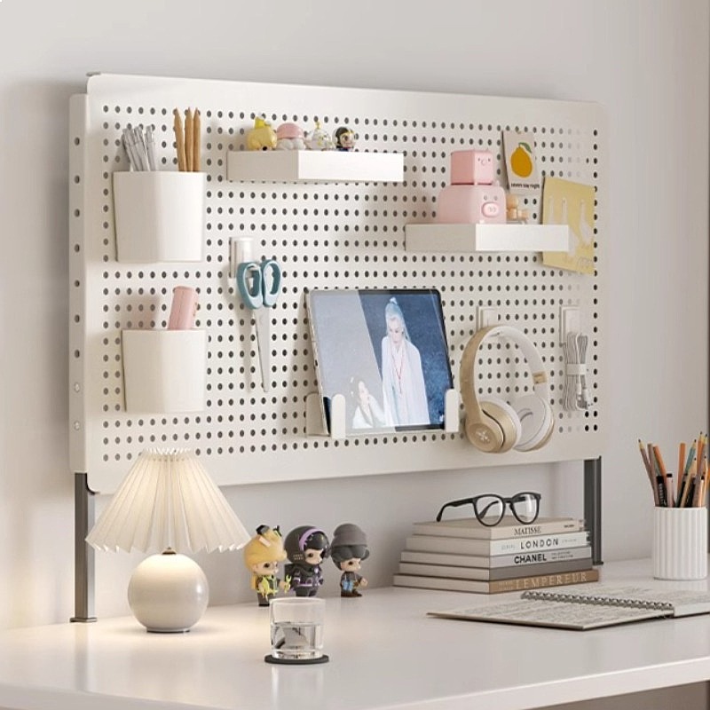 Vertical Pegboard Desk Organiz - Home Office In Living Room 评论和价格