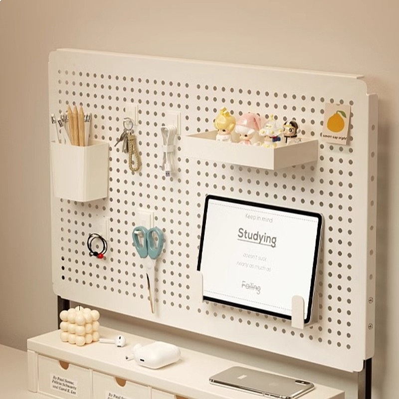 Vertical Pegboard Desk Organiz - Home Office In Living Room 评论和价格