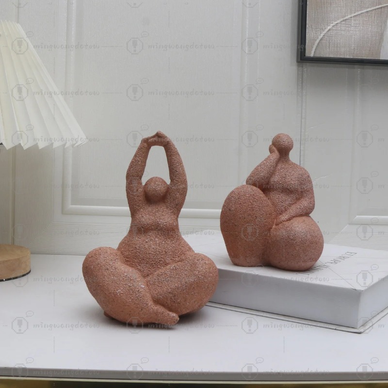 1pc, Sandstone Resin  Chubby W - Home Office In Living Room 评论和价格