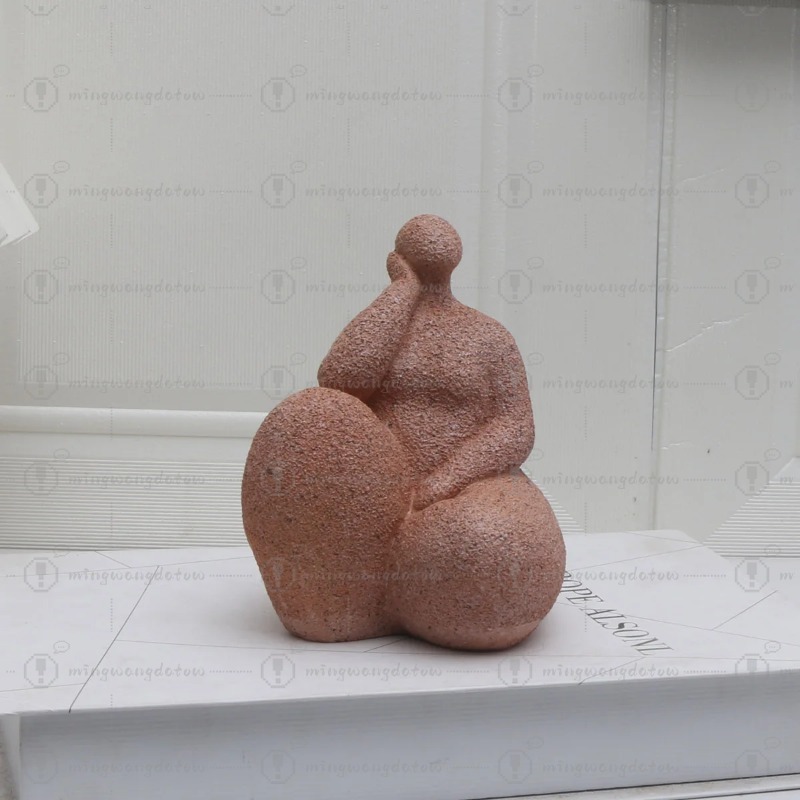 1pc, Sandstone Resin  Chubby W - Home Office In Living Room 评论和价格