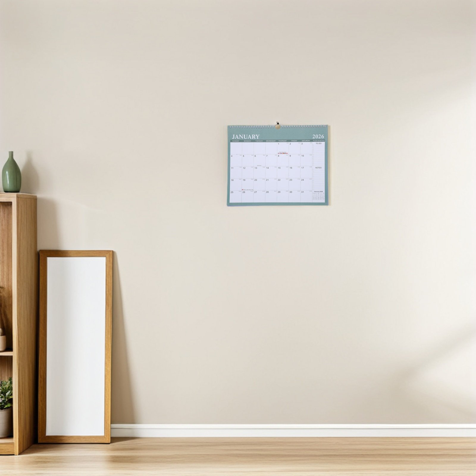 2026 1-2027 6 Large Hanging Mo - Home Office Holidays 2026 评论和价格