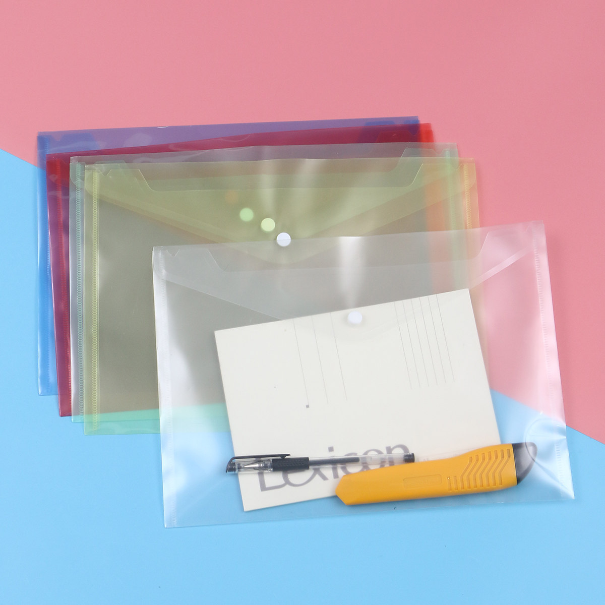 24Pcs Transparent Thickened PP - Home Office Travel Document 评论和价格