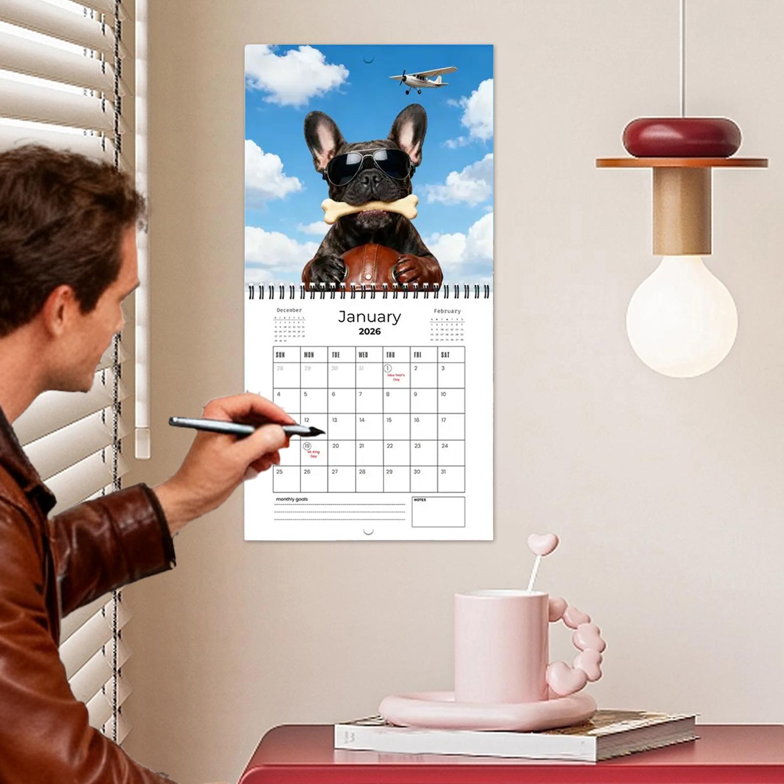 2026  Daily Calendars New Year - Home Office Holidays 2026 评论和价格