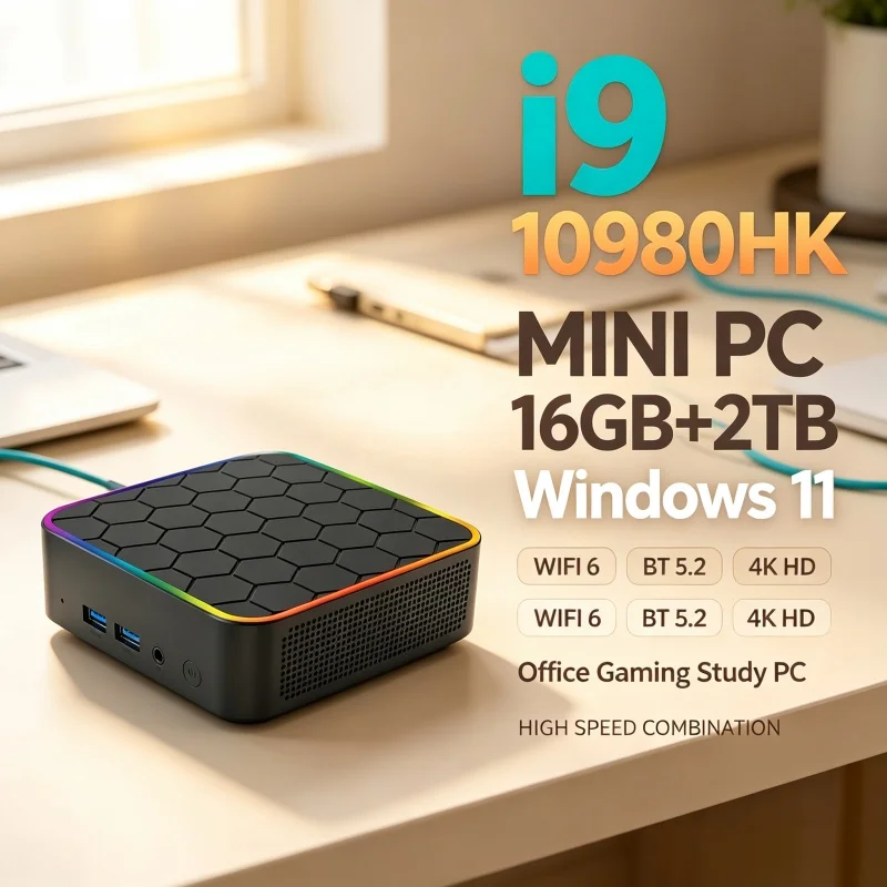 Powerful Mini PC Host Intel I9 - Home Office Windows 11 评论和价格