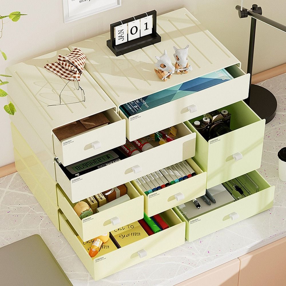 Colorful Desktop Stackable Org - Office Drawer Organizer 评论和价格