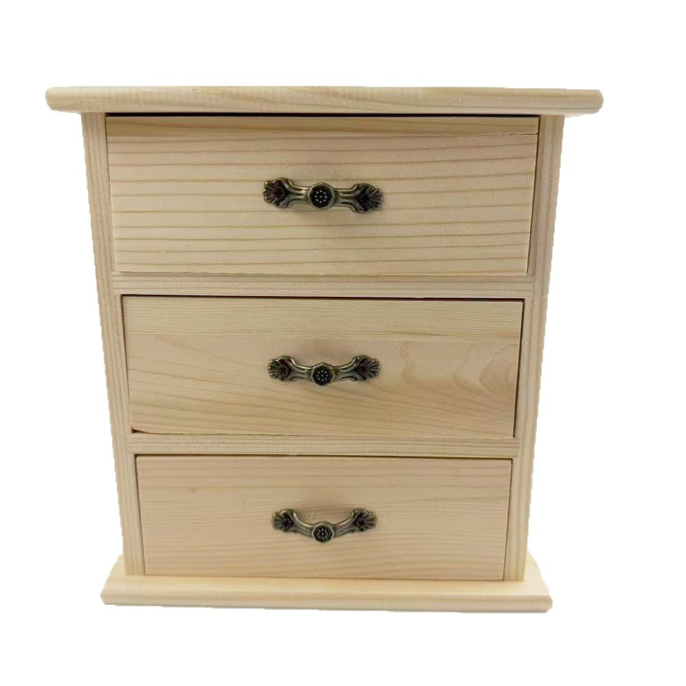 Desktop Wooden Drawer Storage  - Office Drawer Organizer 评论和价格