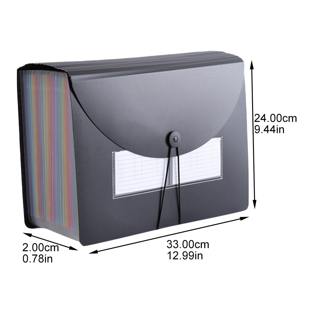 Rainbow Accordion File Folder  - Home Office Travel Document 评论和价格
