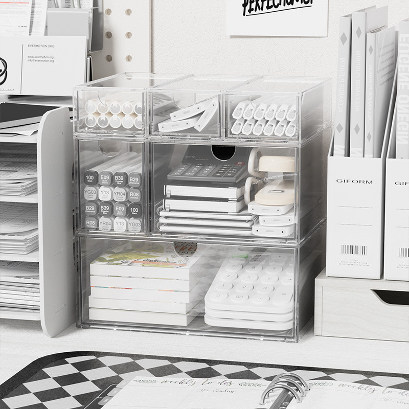 Acrylic Stackable Organizer Bo - Office Drawer Organizer 评论和价格