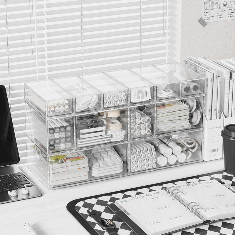 Acrylic Stackable Organizer Bo - Office Drawer Organizer 评论和价格