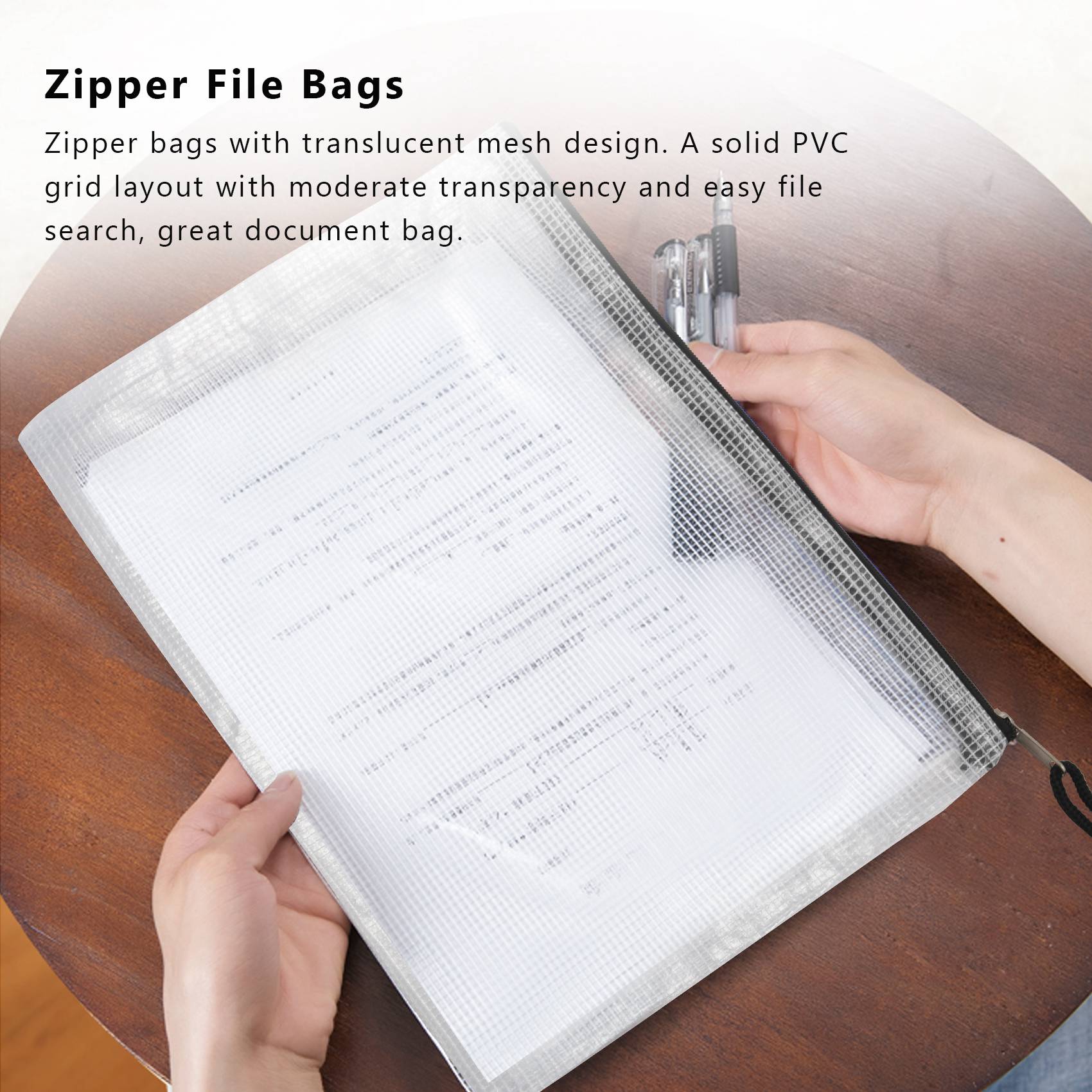 20Pcs B5 Zipper Document Pouch - Home Office Travel Document 评论和价格