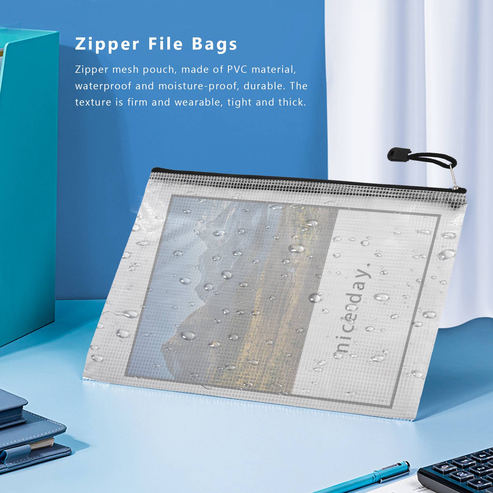 20Pcs B5 Zipper Document Pouch - Home Office Travel Document 评论和价格